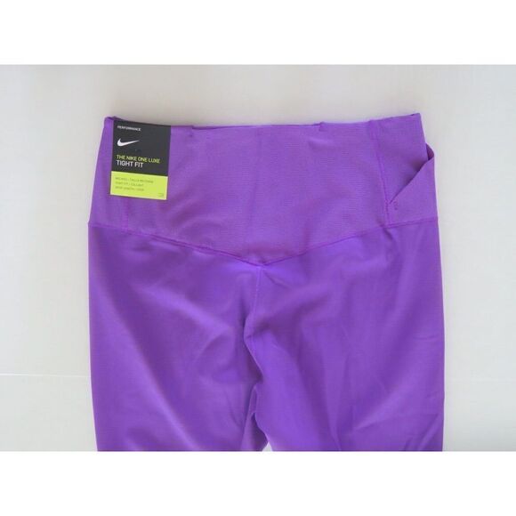 Nike DA0833 528 Women's Sz XS Purple One Luxe Tight Fit Mid-Rise Leggings $95+ - Picture 4 of 10
